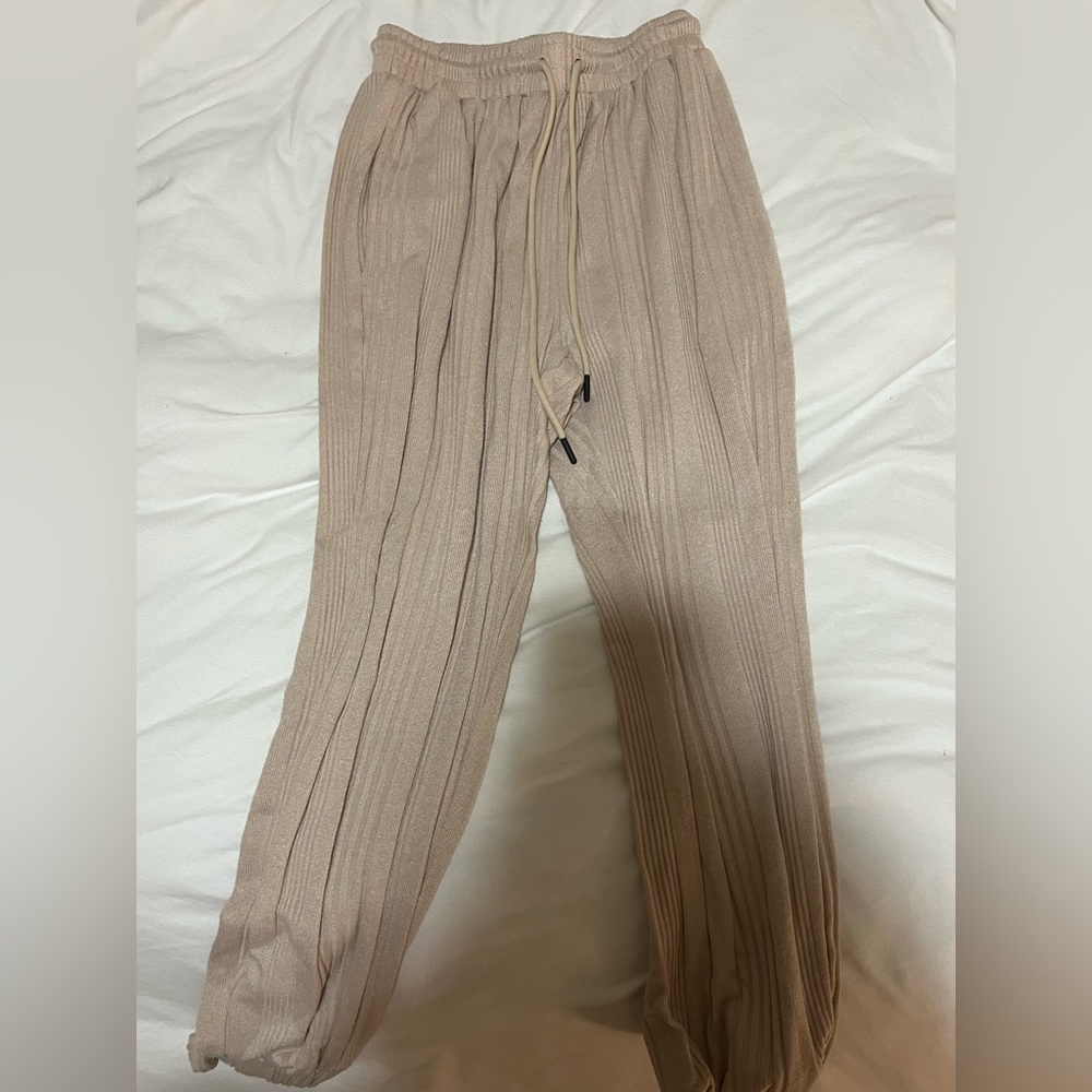 Ribbed sweatpants